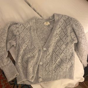 Anthropologie Maeve grey cardigan